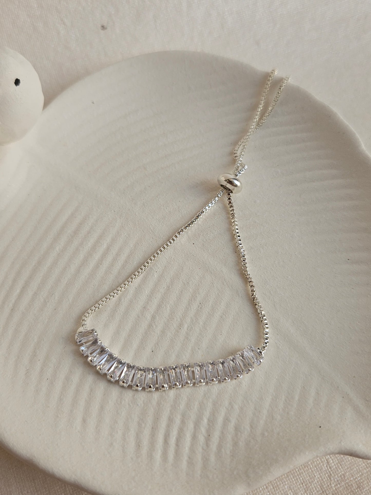 Tennis Bracelet (Silver)