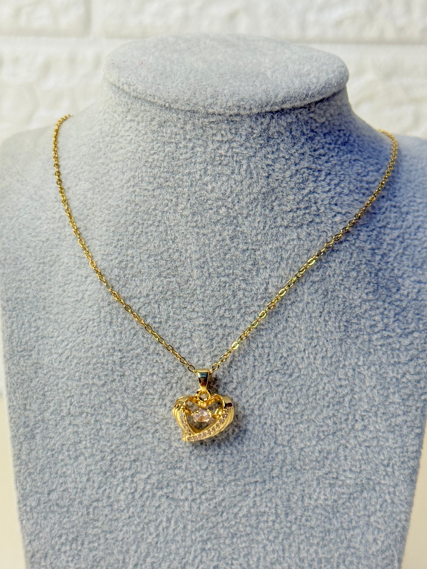 Crystal Heart Pendent