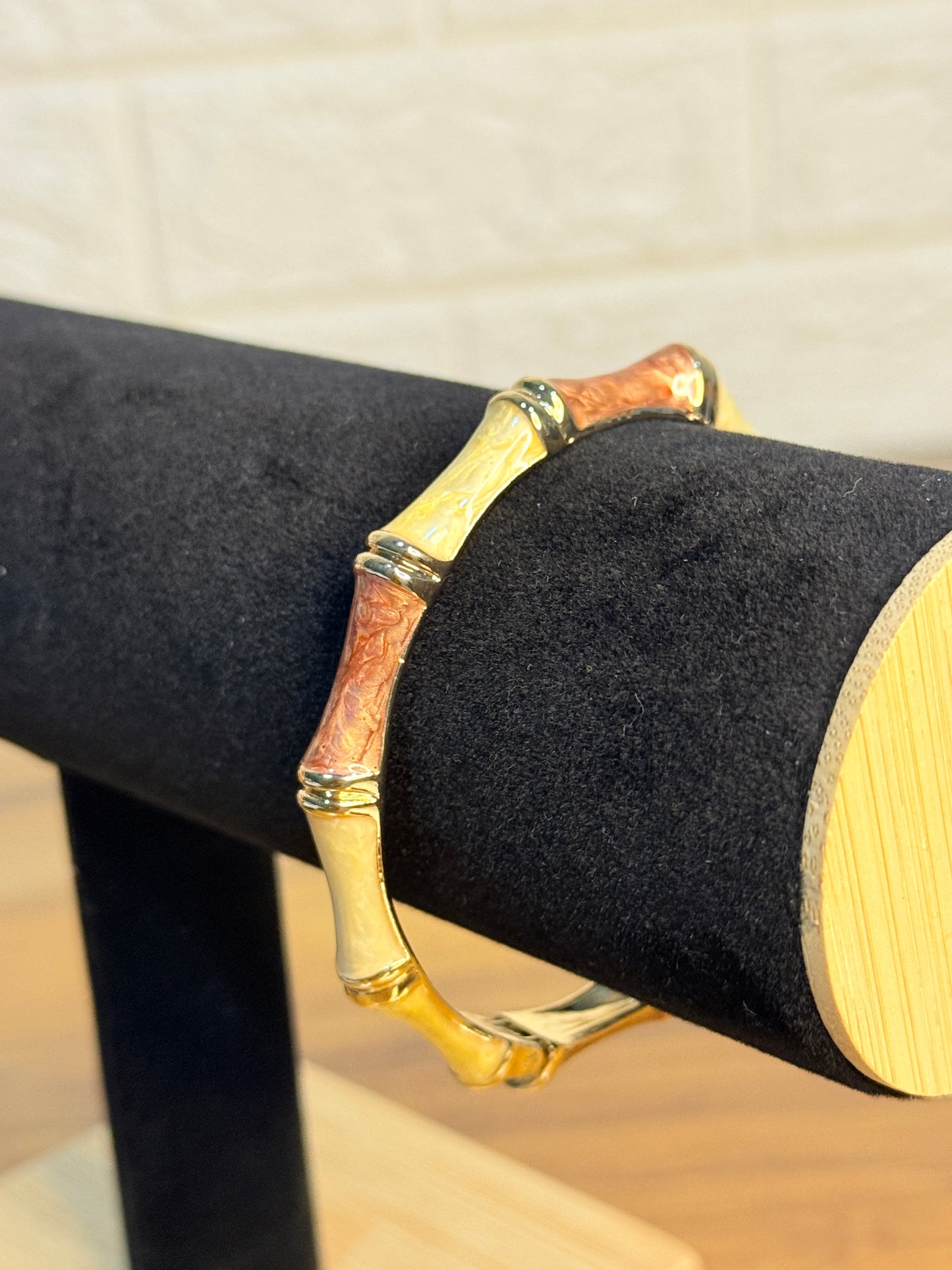 Bamboo Enamel Bracelet