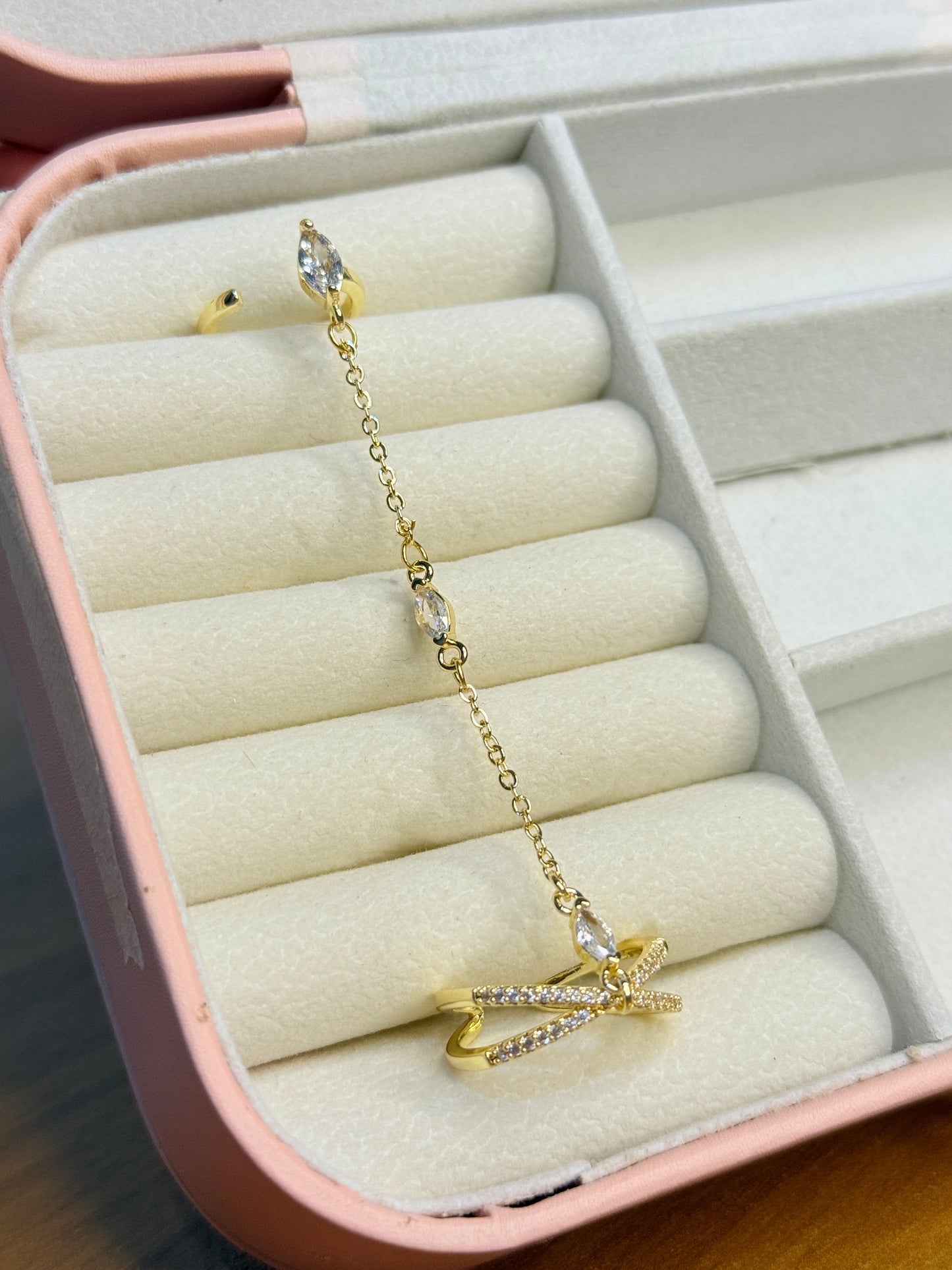 Stone Chain Ring