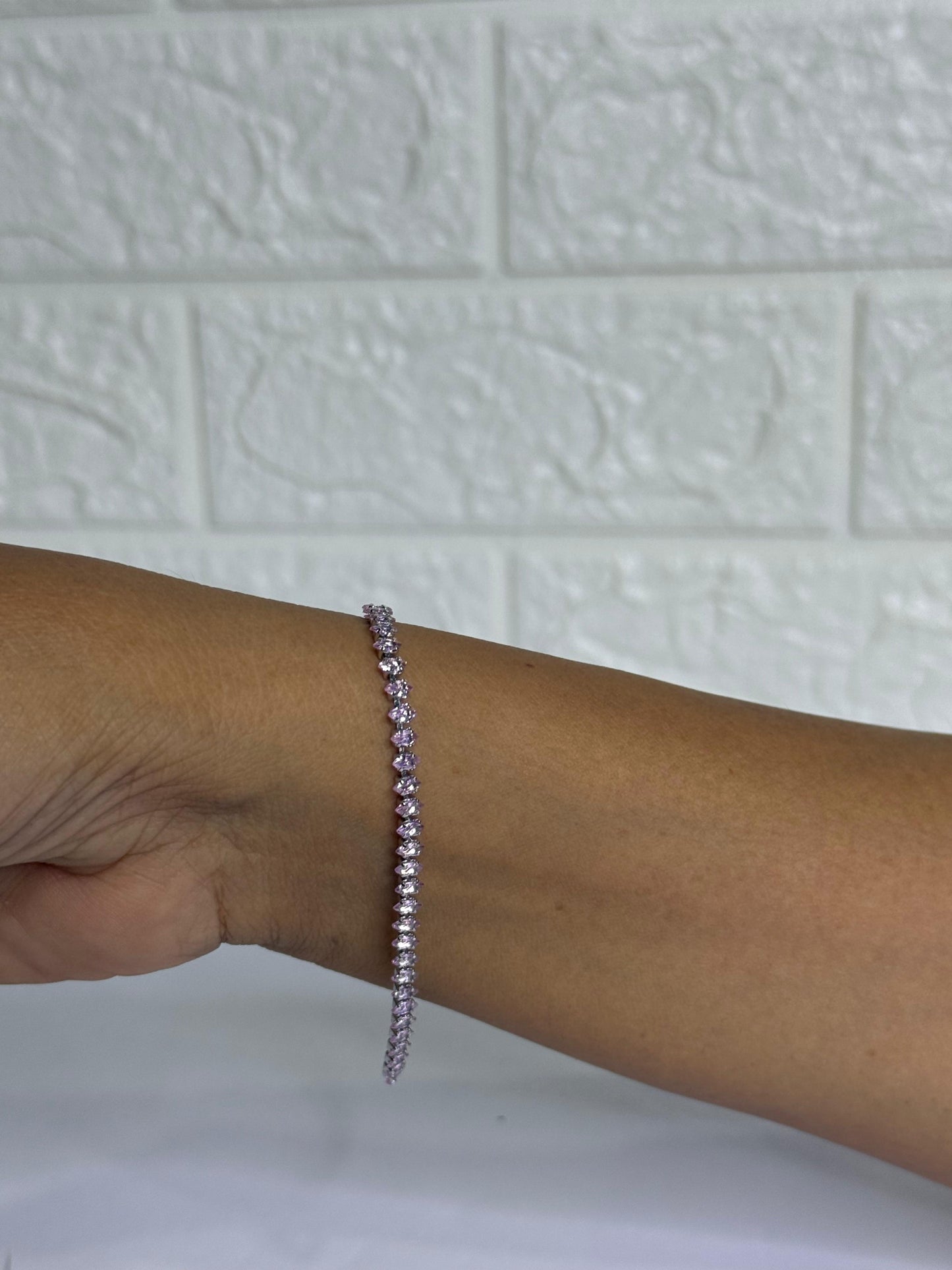 Rose Tennis Bracelet