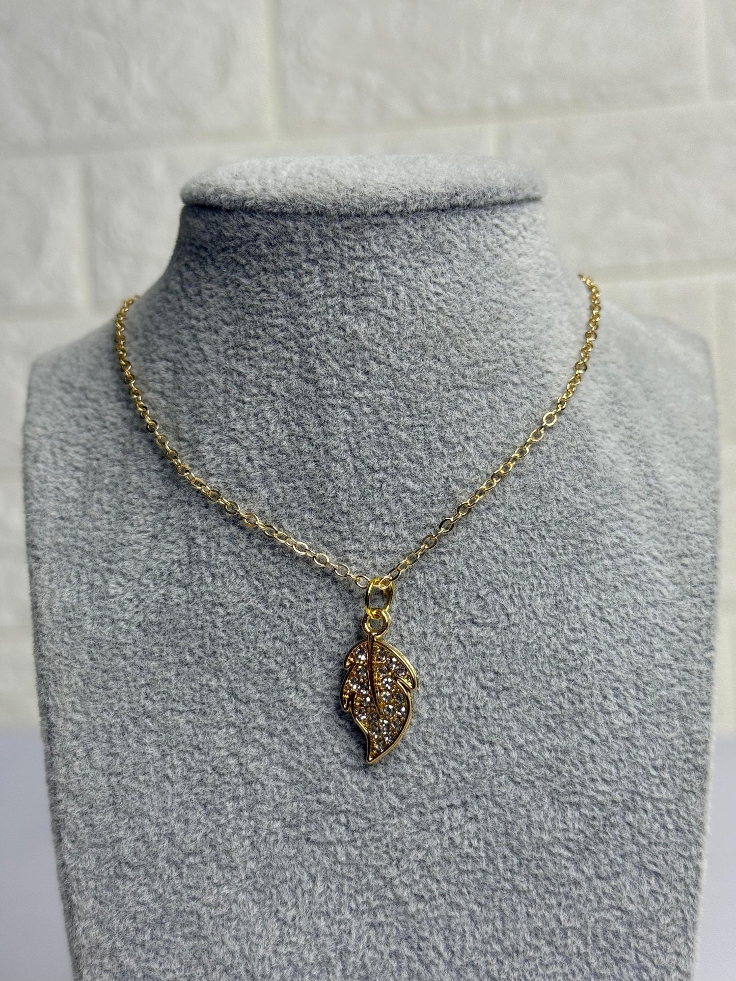 Gold Leaf Pendant