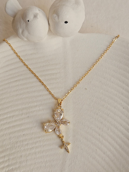 Butterfly Stone Pendent