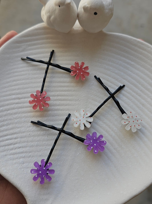 Flower Bobby Pin (1 Pair)