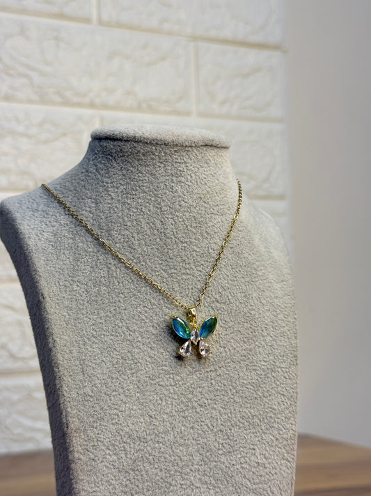 Blue Butterfly Pendent
