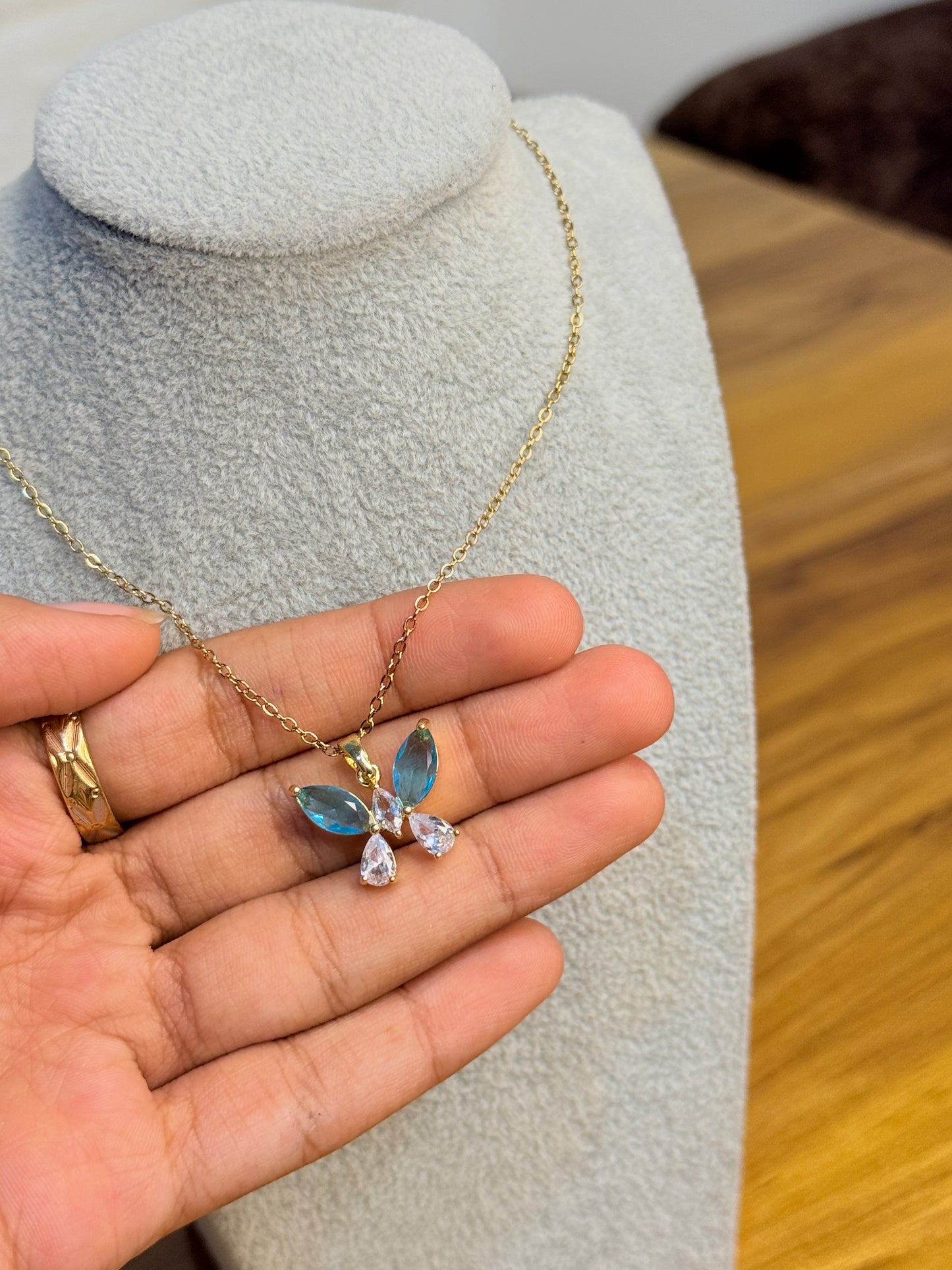 Blue Butterfly Pendent