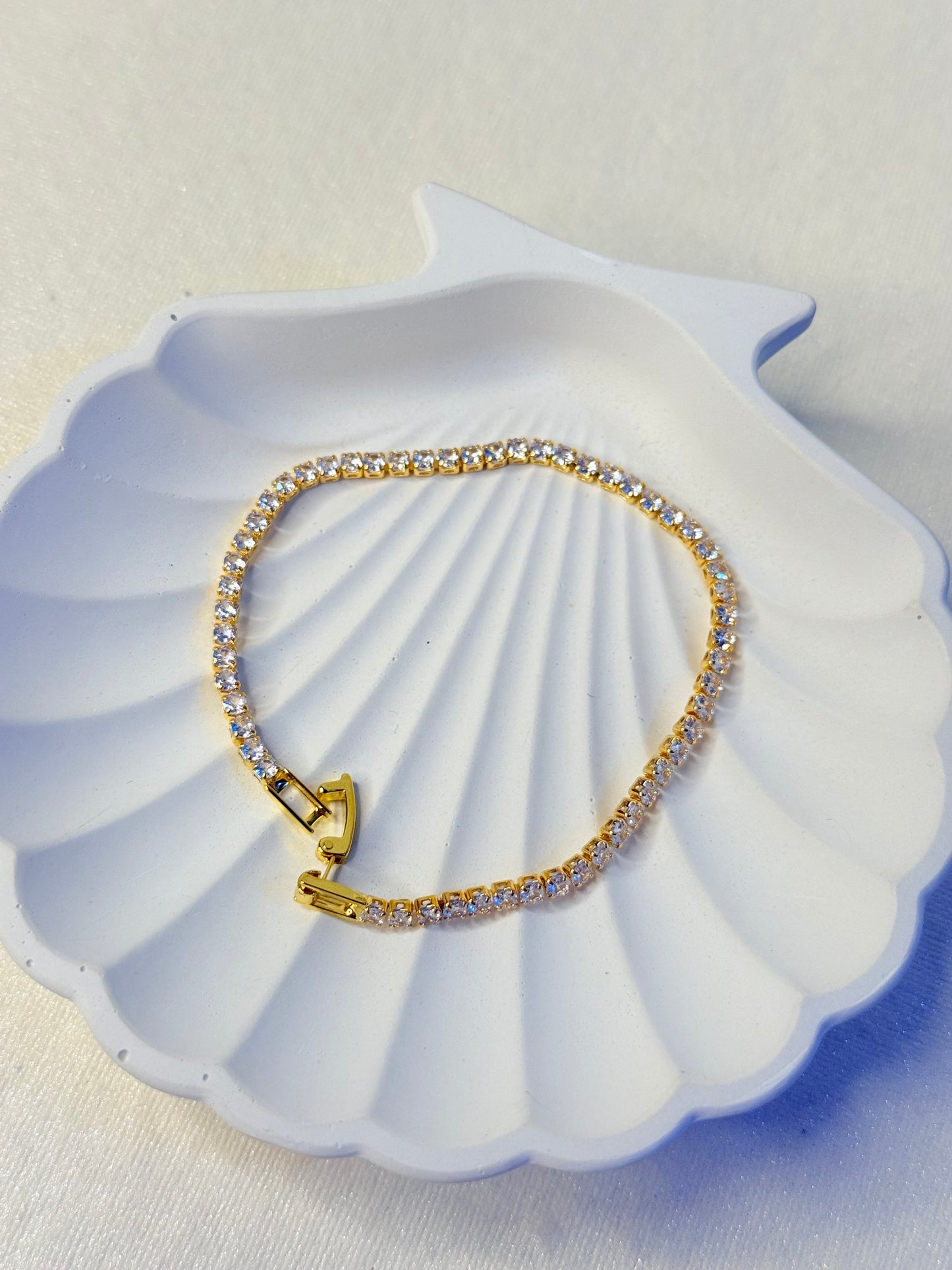 Gold Tennis Bracelet