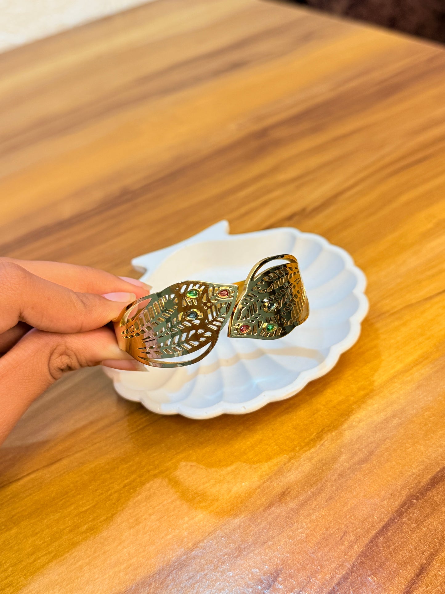 Aurora Leaf Cuff