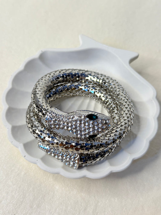 Snake Mesh Bracelets (silver)