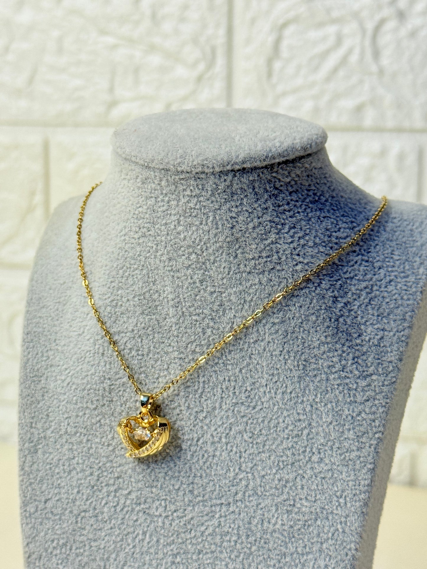 Crystal Heart Pendent