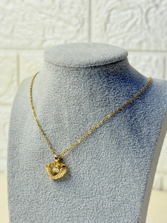 Crystal Heart Pendent