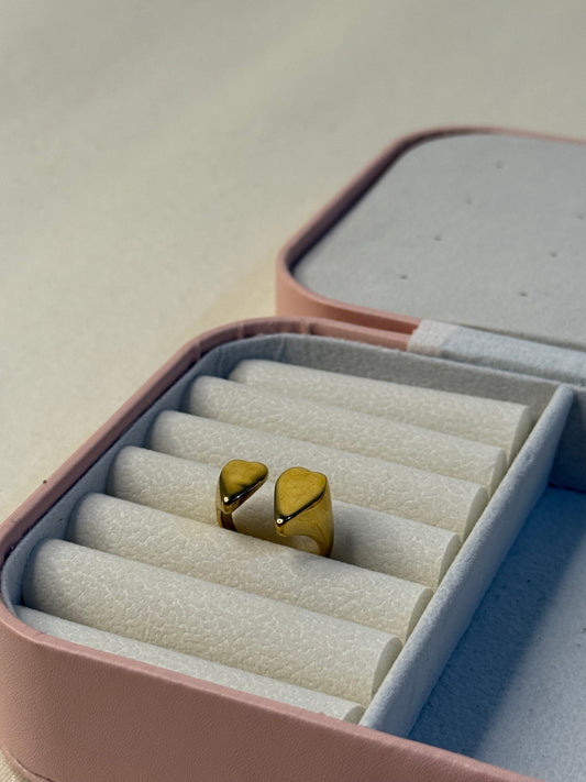 Twin Heart Ring
