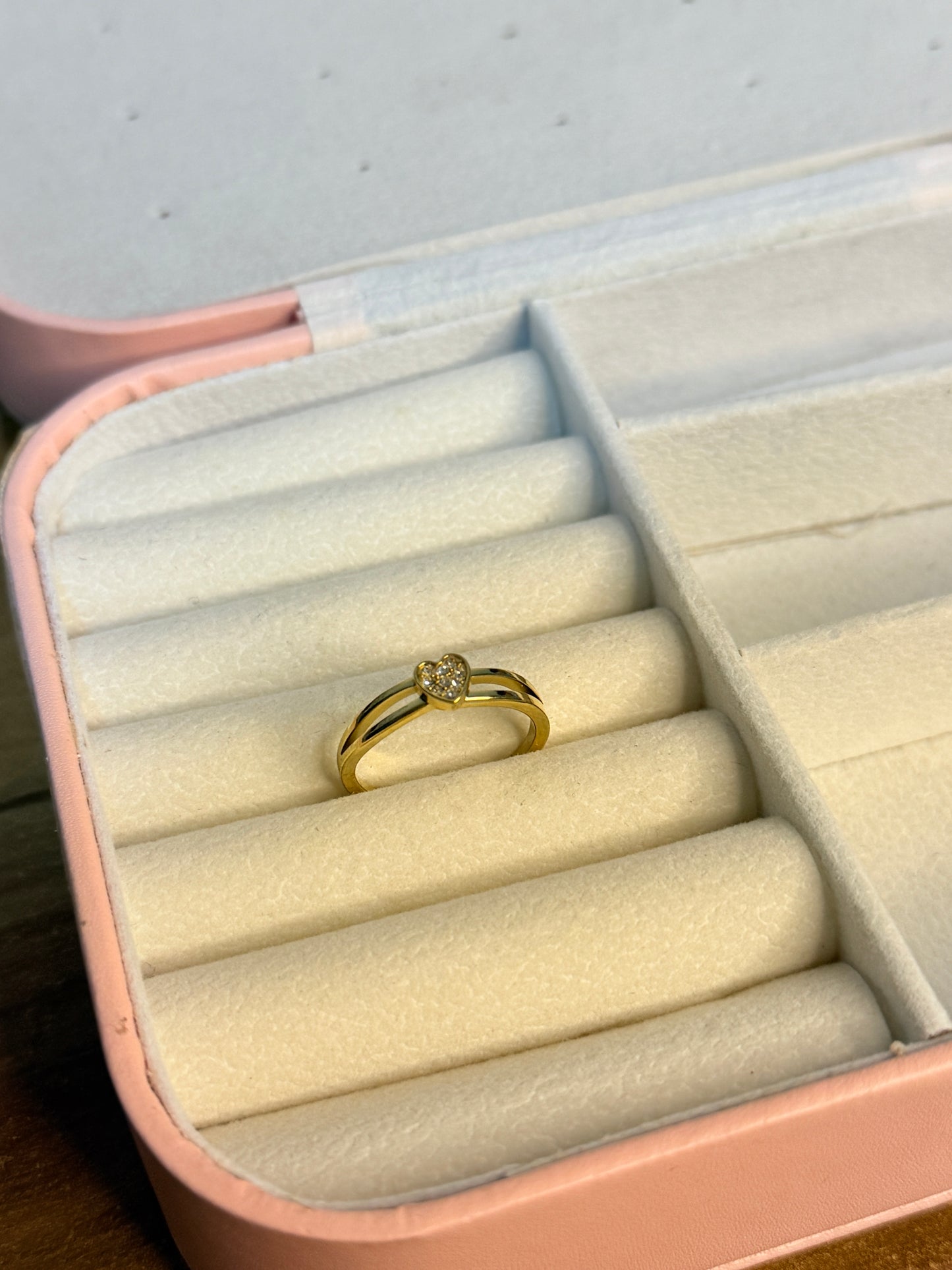 Pave Heart Ring