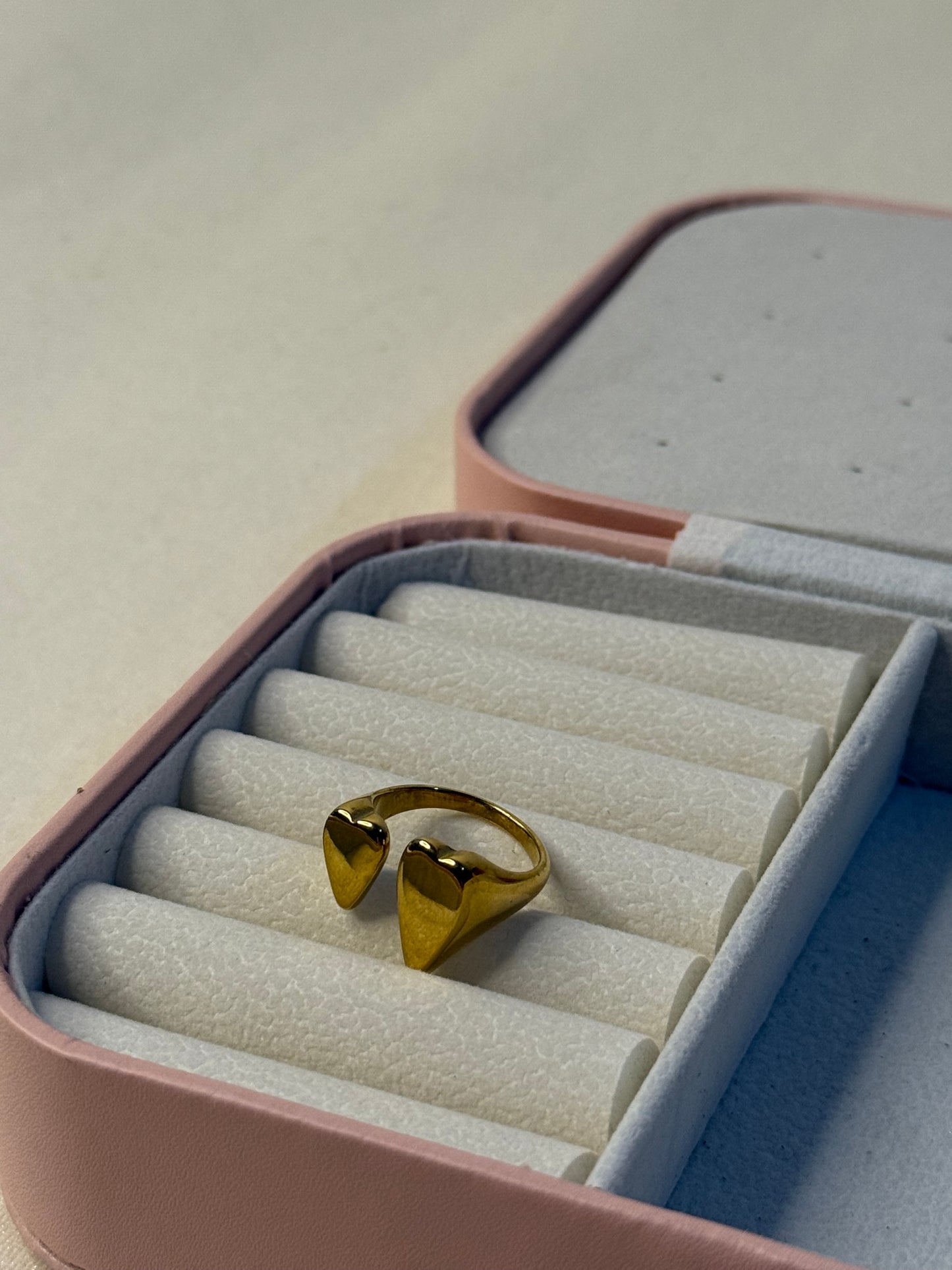 Twin Heart Ring