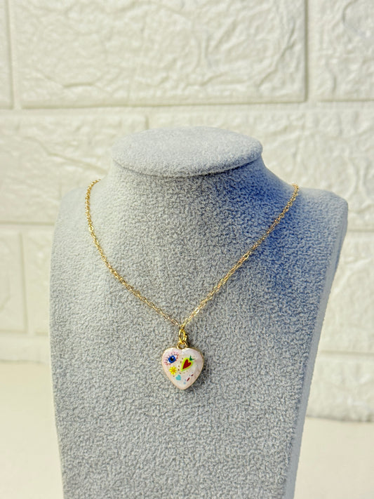 Heart of Protection Evil Eye Pendant
