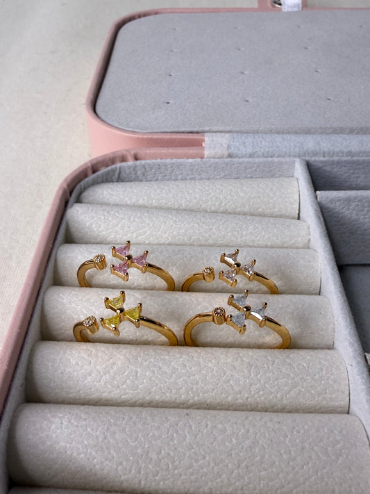 Rose Gold Flower Rings (Any One)