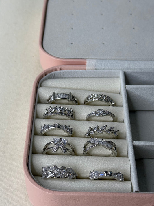 Silver Stone Rings (Any One)