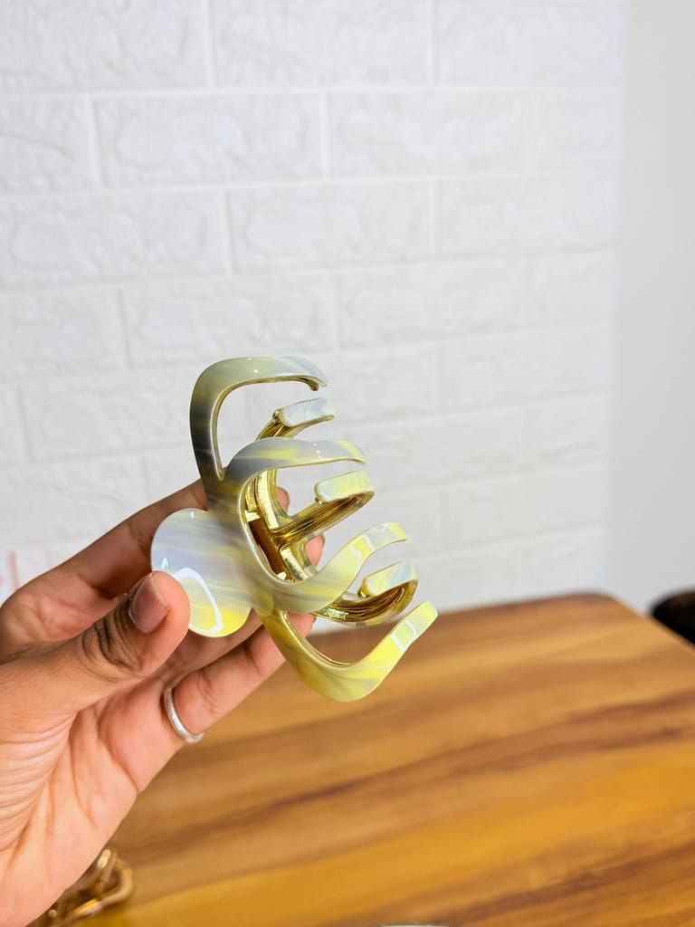 Mixed Shape Acrylic Hair Catchers Metallic