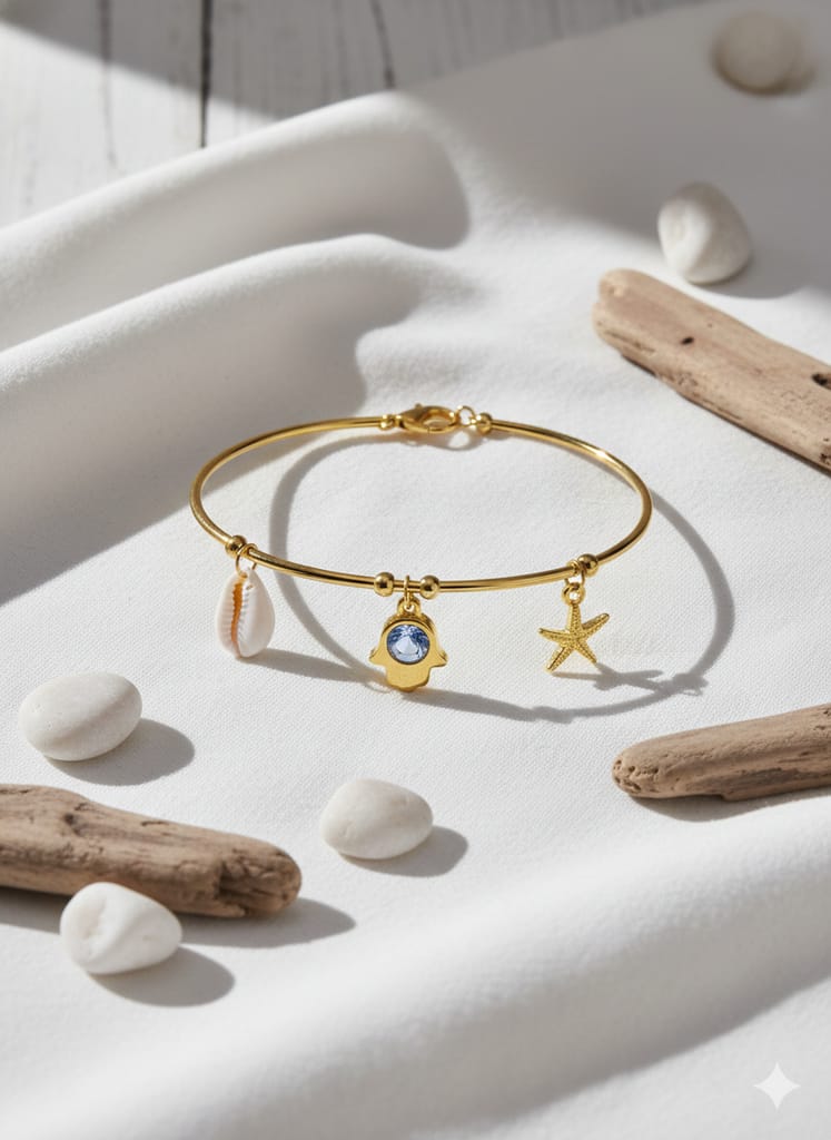 Boho charm bracelet
