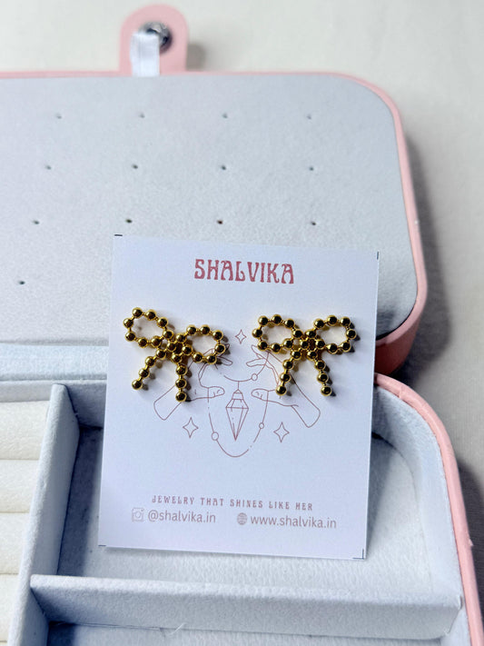Orb Bow Earrings
