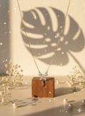Butterfly stone pendent
