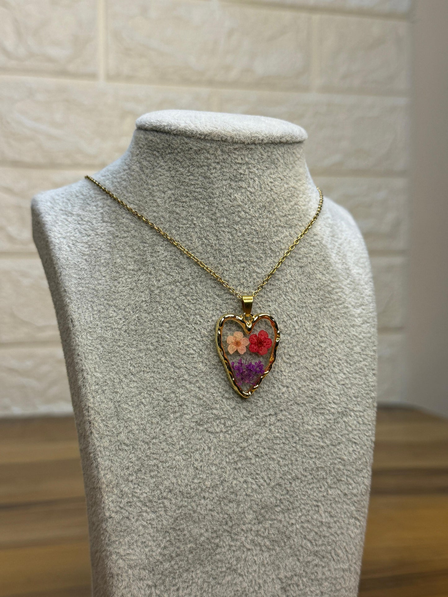 Love in Bloom Resin Necklace