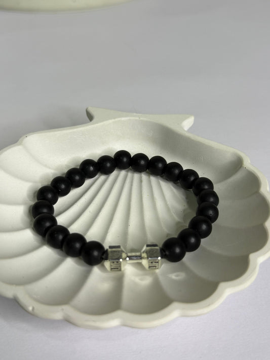Dumbbell Beaded Bracelet