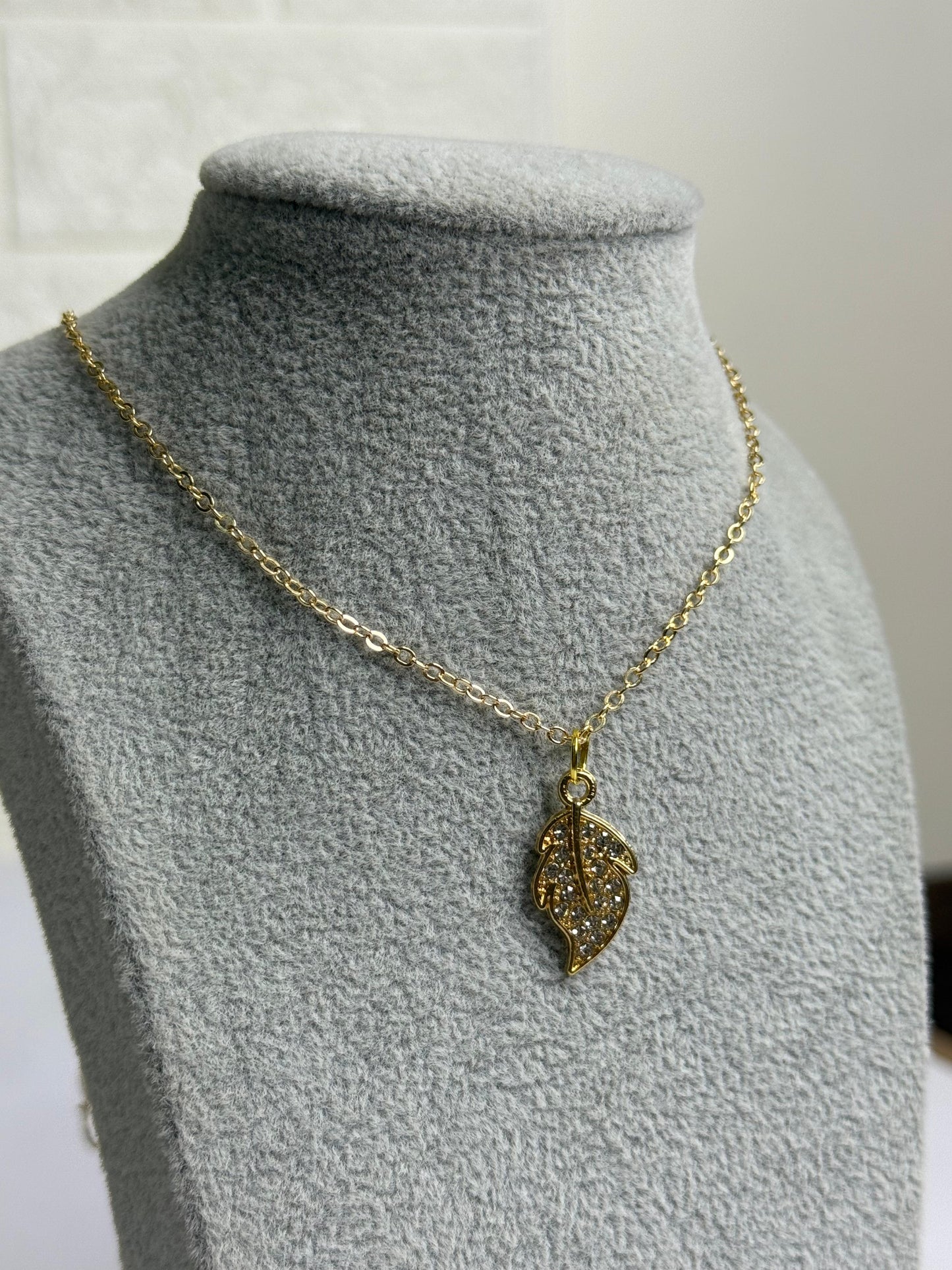 Gold Leaf Pendant