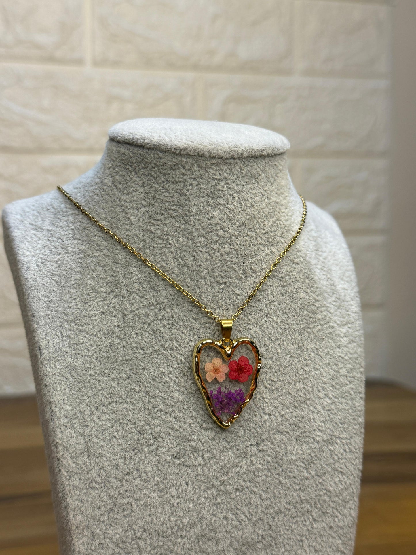 Love in Bloom Resin Necklace