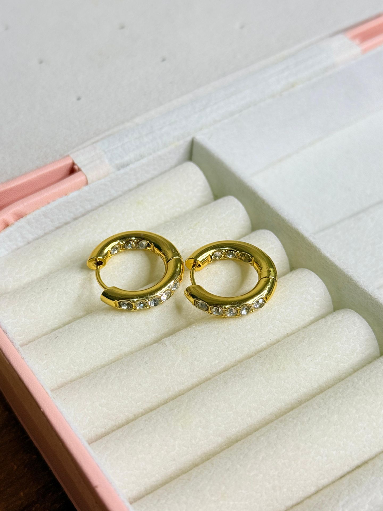 The Ritz Pavé Hoops: