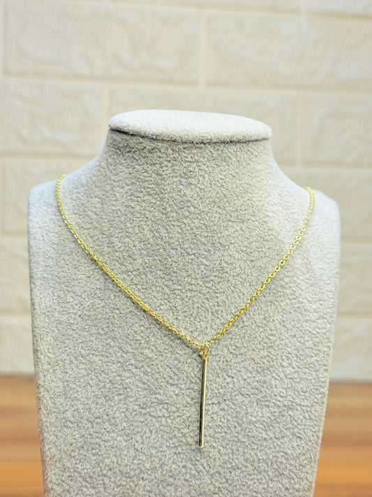 Match Stick Necklace (Gold)