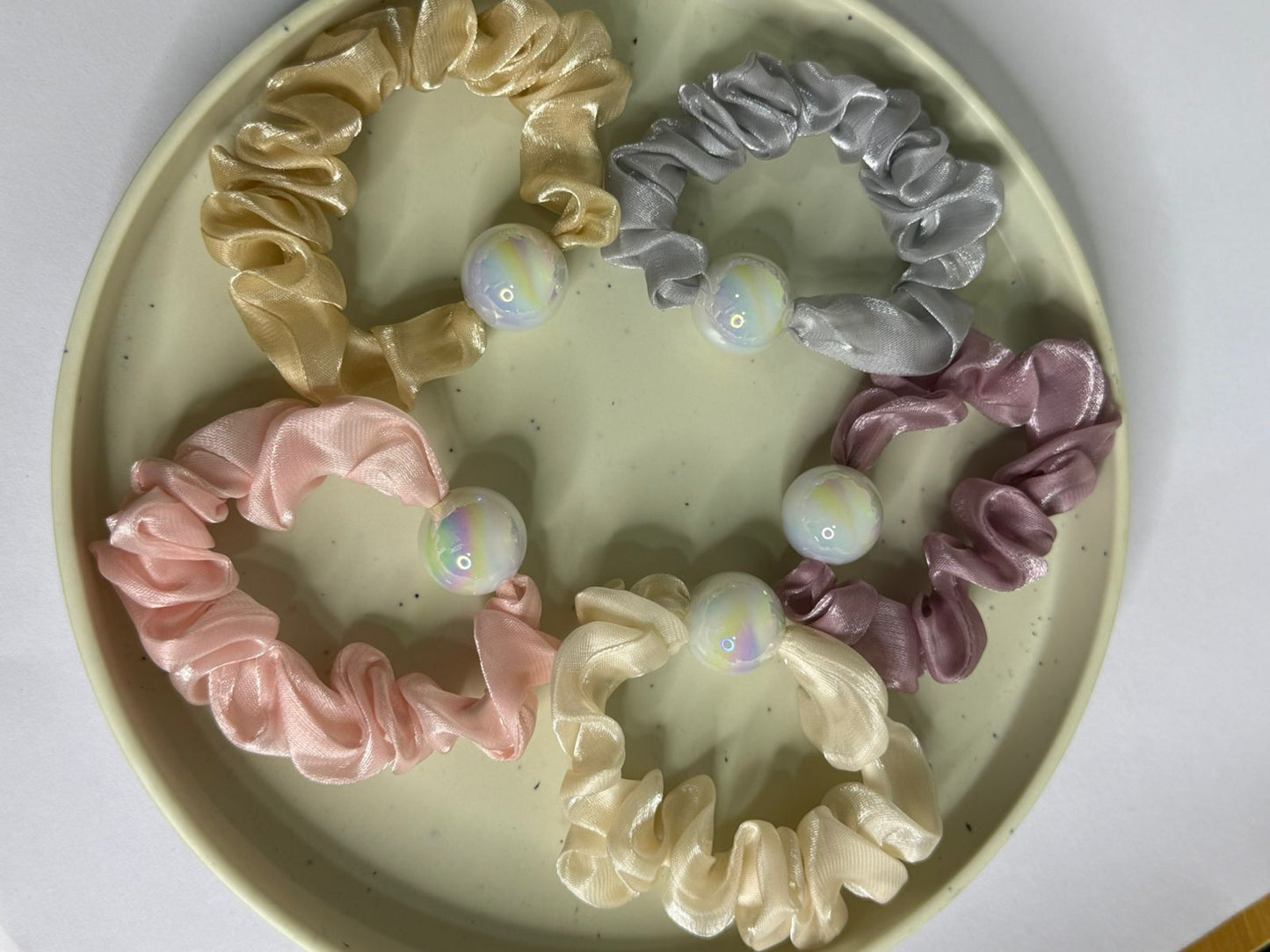 Sea Pearl Scrunchie