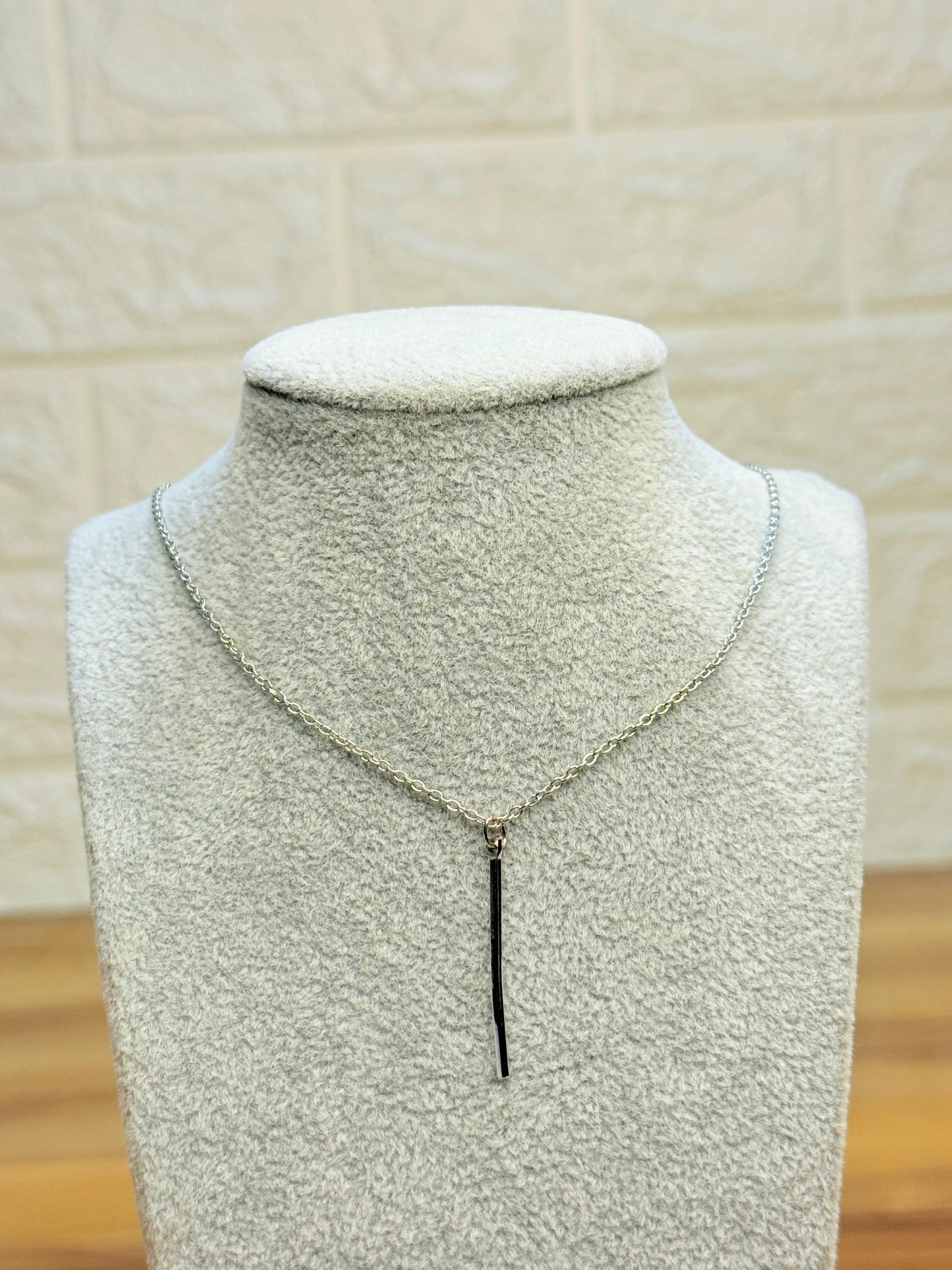 Match Stick Necklace (Silver)