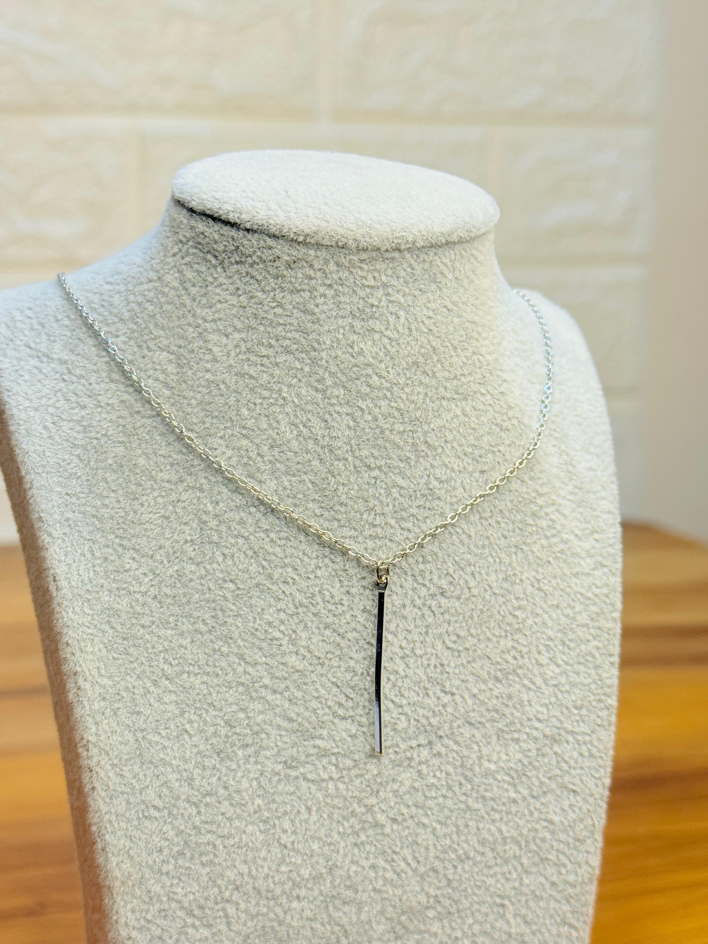 Match Stick Necklace (Silver)