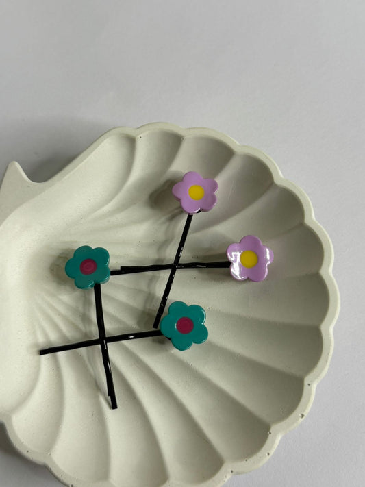 Flower Bobby Pins