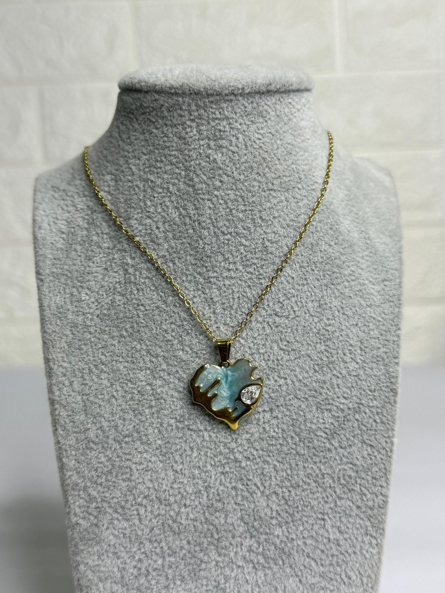 Blue Pearl Necklace