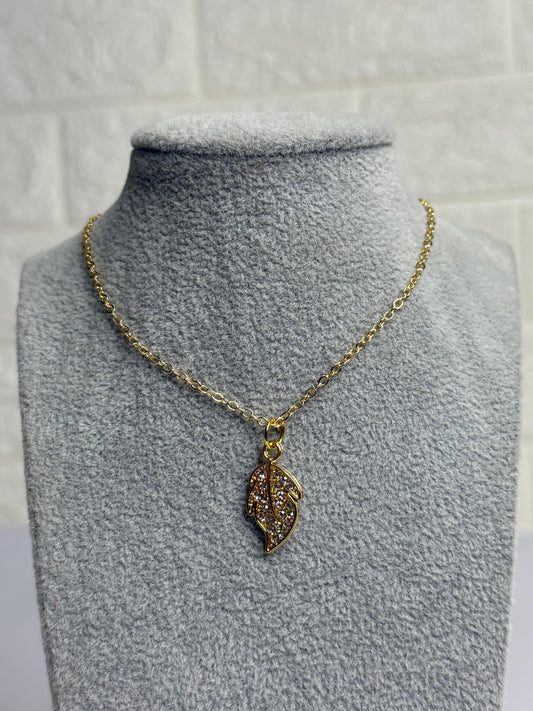 Gold Leaf Pendant