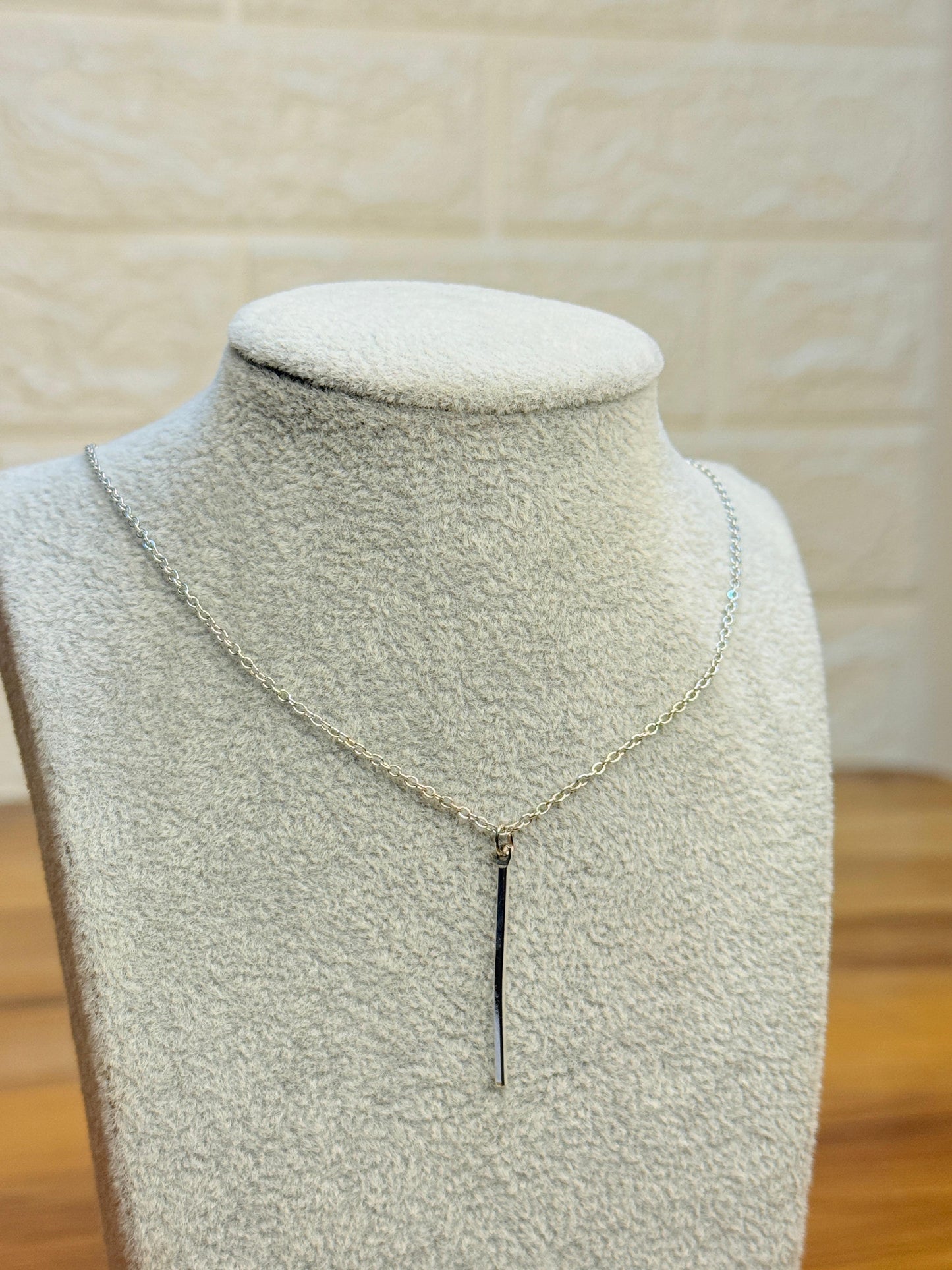 Match Stick Necklace (Silver)