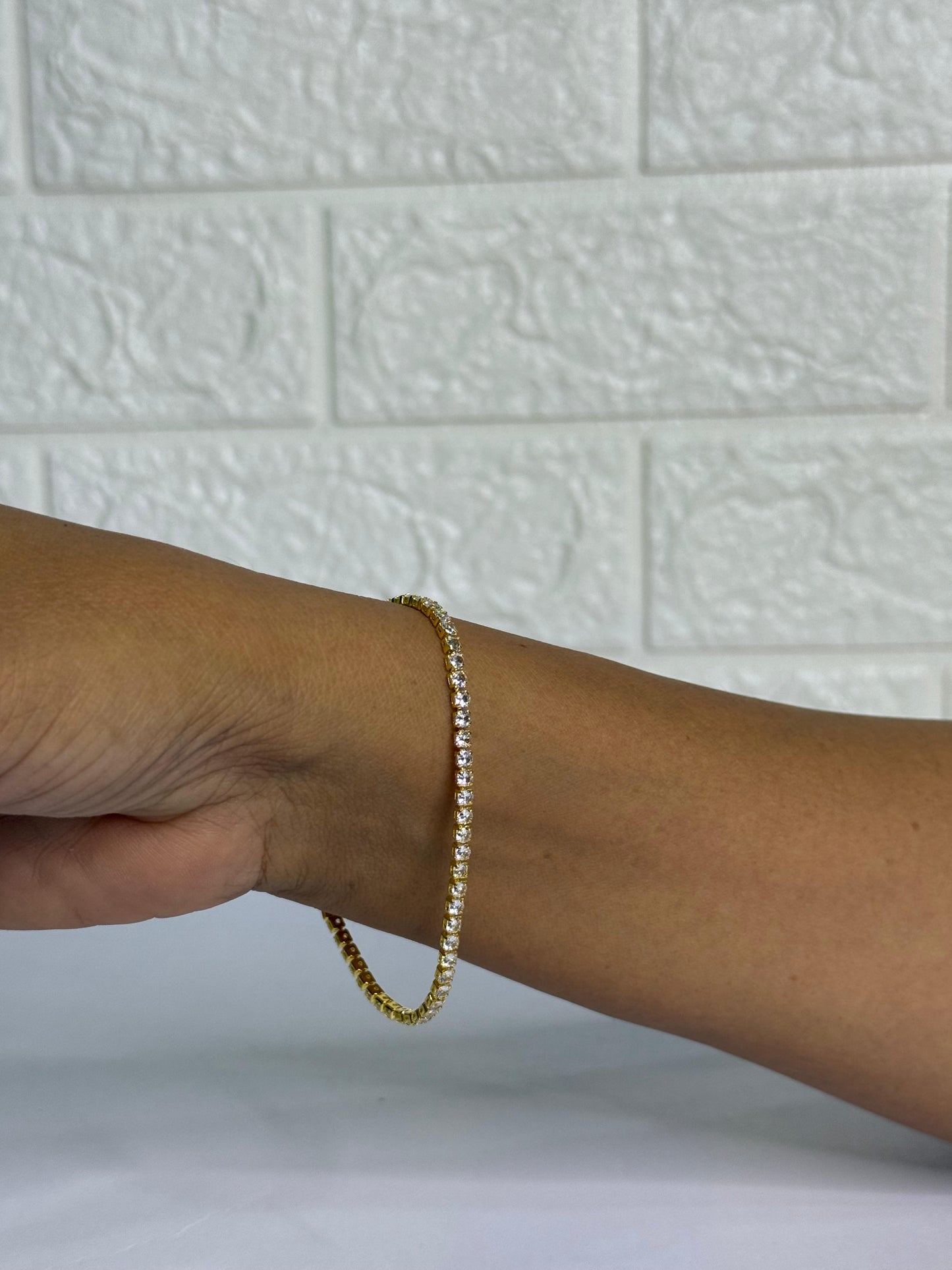 Gold Tennis Bracelet