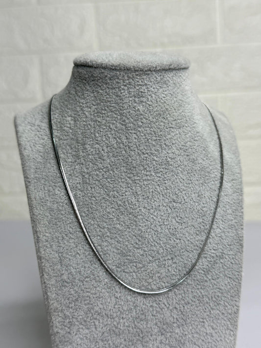 Plain Silver Neck chain